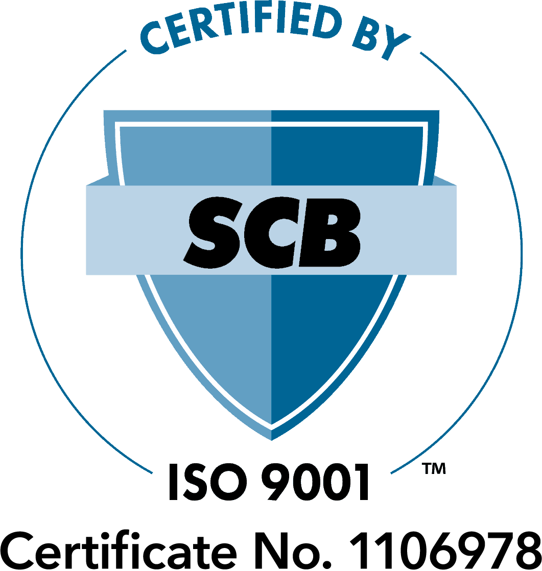 Certified By SCB ISO 9001 Certificate No. 1106978